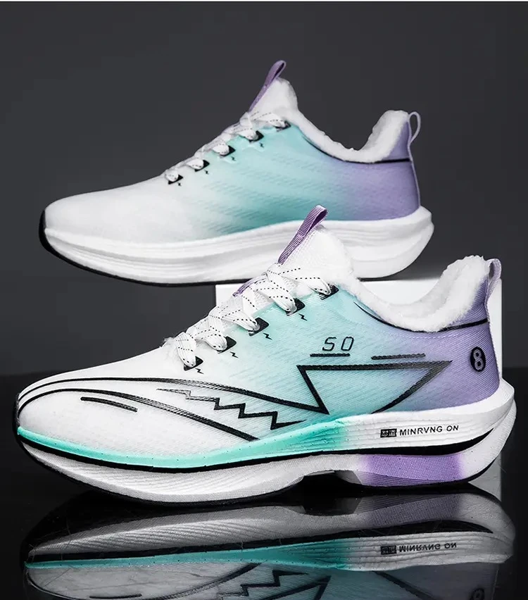 Зимние кроссовки для повседневного марафона, легкие женские удобные спортивные нескользящие прогулочные кроссовки, уличная обувь для пар
Зимние кроссовки для повседневного марафона, легкие женские удобные спортивные нескользящие прогулочные кроссовки, уличная обувь для пар