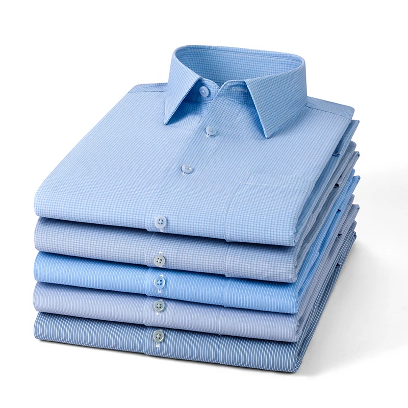 houndstooth elastic long sleeve shirts for men slim fit formal plain shirt soft striped single pocket elegant office clothes
houndstooth elastic long sleeve shirts for men slim fit formal plain shirt soft striped single pocket elegant office clothes