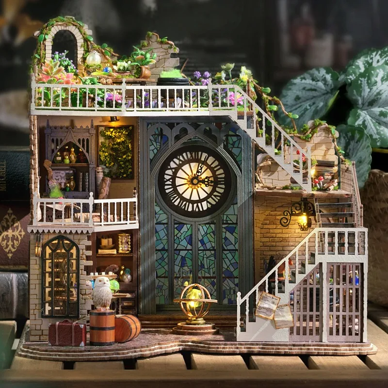 European Vintage Magic House DIY Model - Handcrafted 3D Puzzle Kit, Unique Birthday Gift for Everyone
European Vintage Magic House DIY Model - Handcrafted 3D Puzzle Kit, Unique Birthday Gift for Everyone