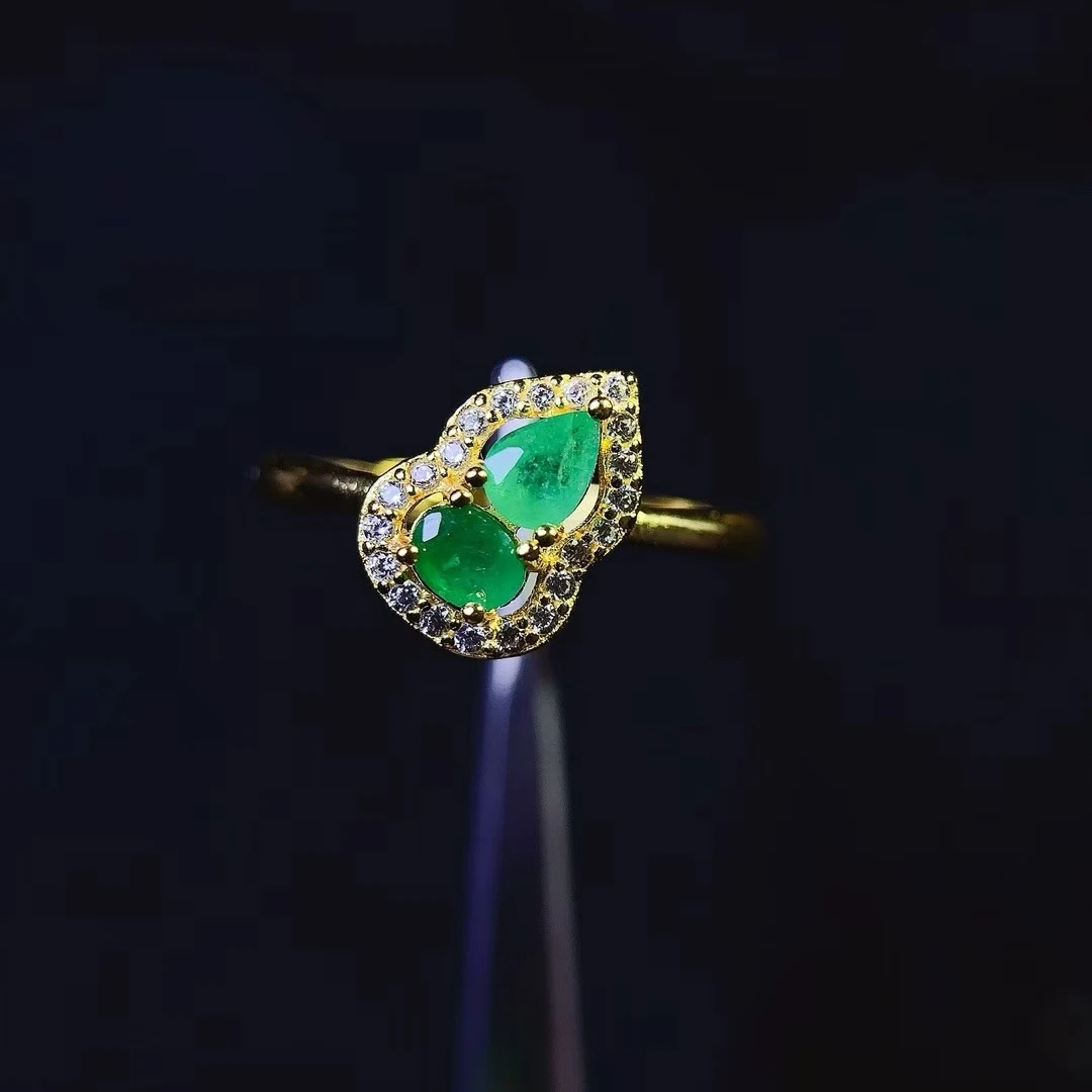KJJEAXCMY Fine Jewelry Natural Colombian Emerald Women's Ring S925 Pure Silver Exquisite Inlaid High Clarity Support Testing
KJJEAXCMY Fine Jewelry Natural Colombian Emerald Women's Ring S925 Pure Silver Exquisite Inlaid High Clarity Support Testing
