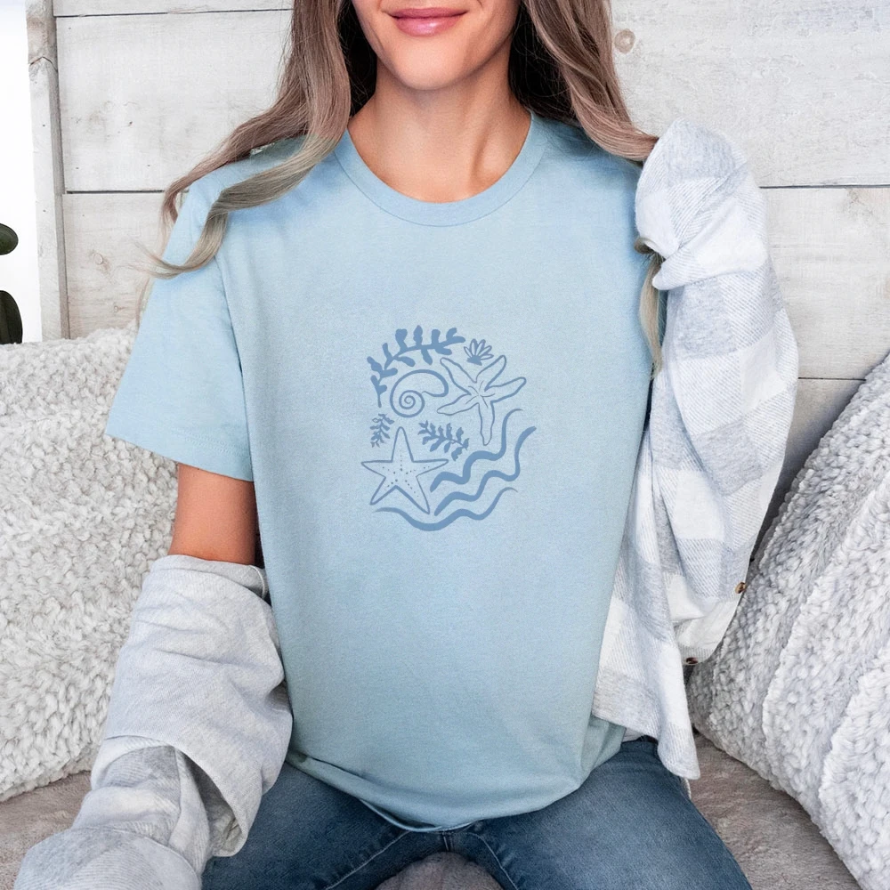 Streetwear Graphic Tees Women Y2K Cotton Tops Casual Loose Gym T-Shirt Unisex Fit Allows For Effortless Styling Marine Creatures
Streetwear Graphic Tees Women Y2K Cotton Tops Casual Loose Gym T-Shirt Unisex Fit Allows For Effortless Styling Marine Creatures