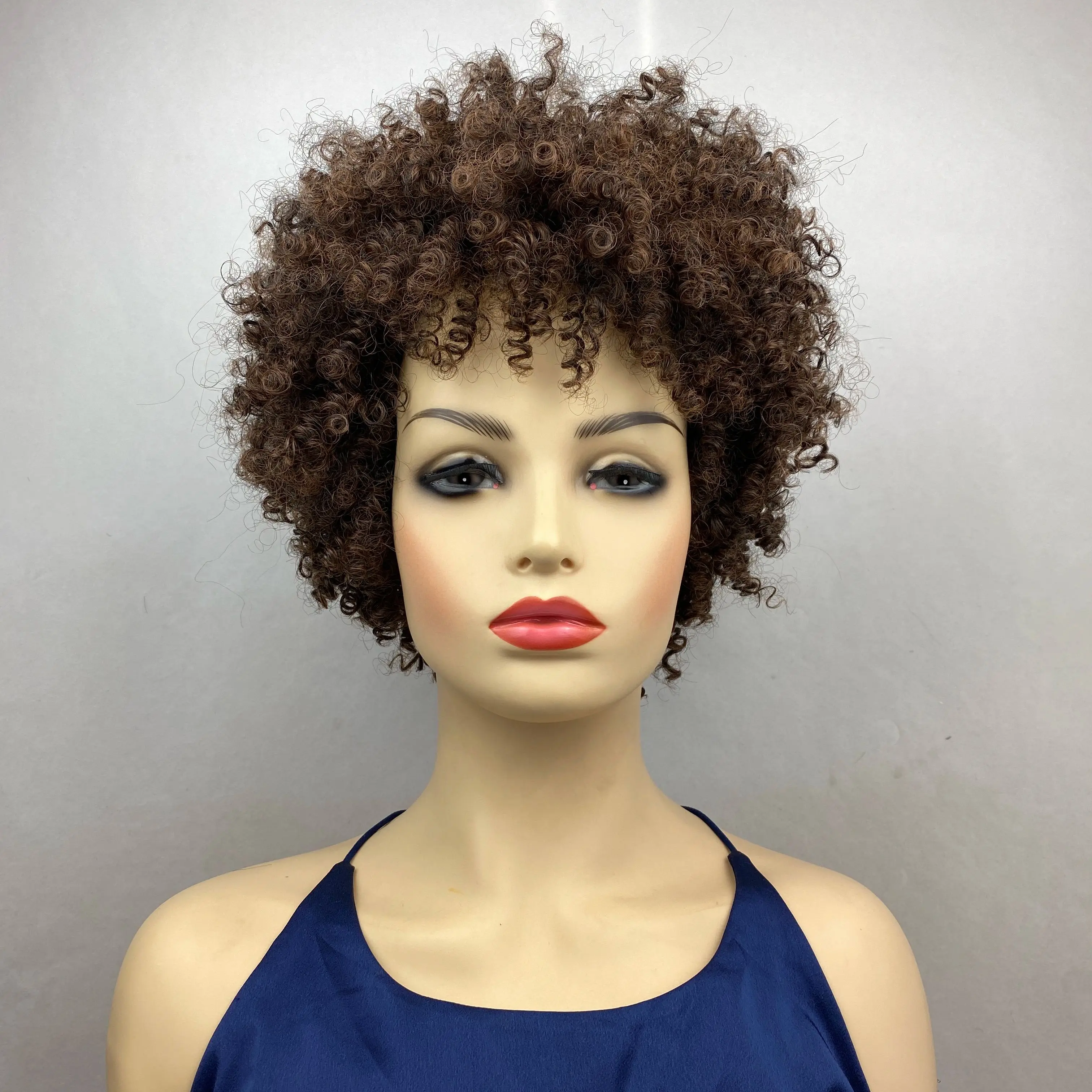 Fashiomag Short Afro Kinky Curly Brown Mix Synthetic Hair Wigs African American Women Natural Wigs
Fashiomag Short Afro Kinky Curly Brown Mix Synthetic Hair Wigs African American Women Natural Wigs