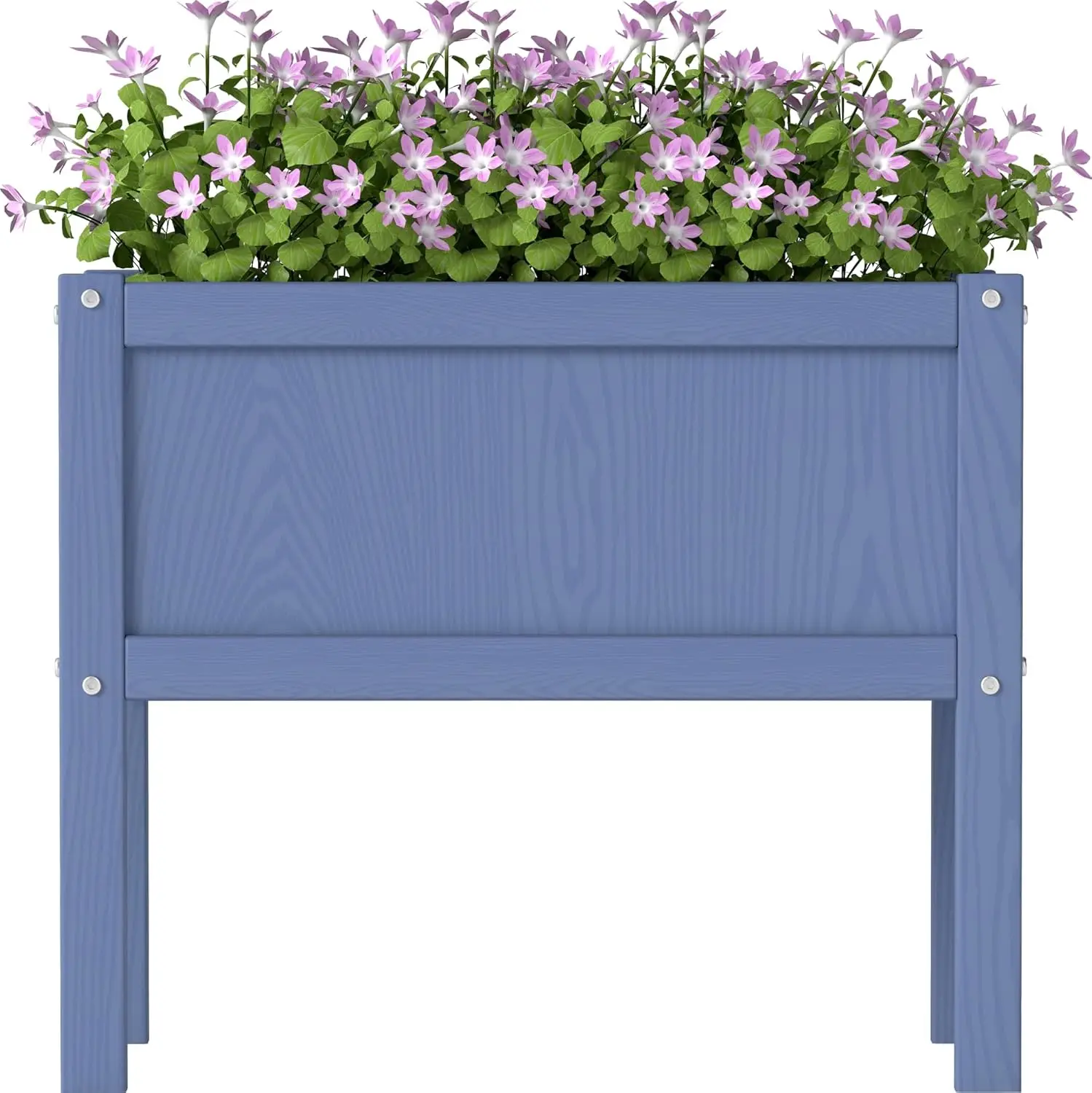 HDPE Raised Garden Bed with Drainage, Elevated Planter Box for Herbs Vegetables, Indoor Outdoor Use, Navy
HDPE Raised Garden Bed with Drainage, Elevated Planter Box for Herbs Vegetables, Indoor Outdoor Use, Navy