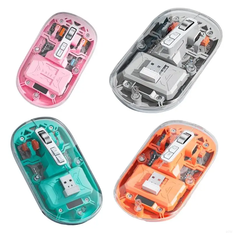 D7YC Transparents Mouse Three Modes 2.4G Bluetooth-compatible Wireless Mouse Type C Rechargeable
D7YC Transparents Mouse Three Modes 2.4G Bluetooth-compatible Wireless Mouse Type C Rechargeable