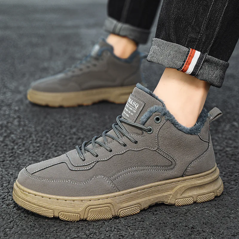 Winter New Men's Boots Plush Warm Snow Boots Luxury Sneakers Men Ankle Boots Outdoor High Top Casual Hiking Shoes Designer Shoes
Winter New Men's Boots Plush Warm Snow Boots Luxury Sneakers Men Ankle Boots Outdoor High Top Casual Hiking Shoes Designer Shoes