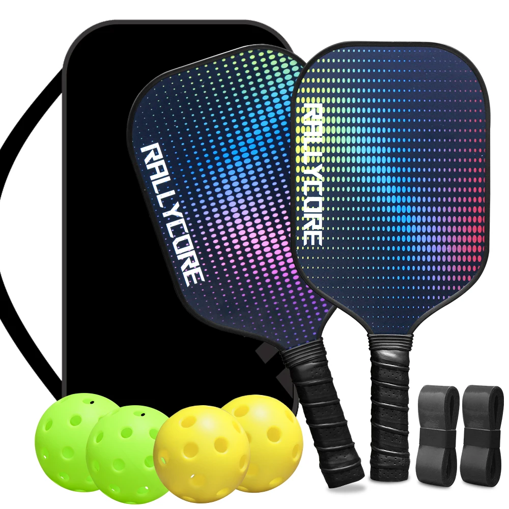 Набор ракеток Pickleball Paddles из 2-х стекловолокна, набор ракеток Pickleball с фрикционной поверхностью для мужчин и женщин
Набор ракеток Pickleball Paddles из 2-х стекловолокна, набор ракеток Pickleball с фрикционной поверхностью для мужчин и женщин