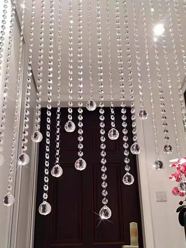 Crystal Octagonal Bead Chandelier Wedding Decoration Glass Accessories Curtain European Style Decorative Ball Pendant Lamp
Crystal Octagonal Bead Chandelier Wedding Decoration Glass Accessories Curtain European Style Decorative Ball Pendant Lamp