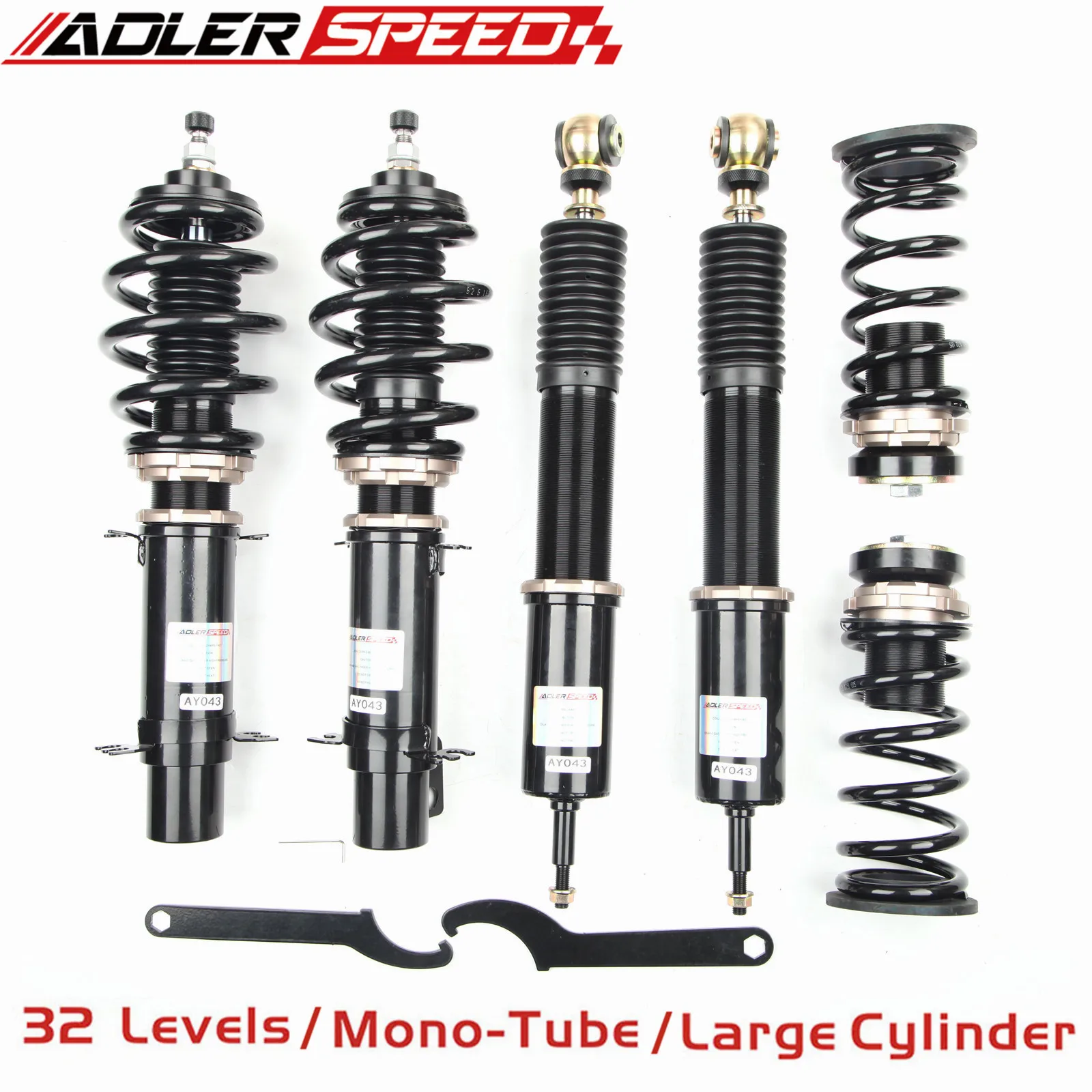 32 Level Damper Mono Tube Coilovers Lowering Kit For VW Golf Jetta MK4 99-04
32 Level Damper Mono Tube Coilovers Lowering Kit For VW Golf Jetta MK4 99-04