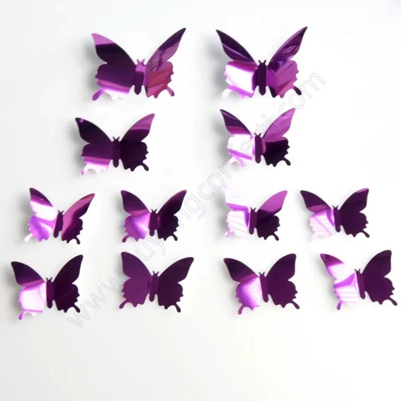 12Pcs Self Adhesive Butterfly Wall Stickers Decor 3D Removable Glitter Butterflies Home Decoration Wedding Living Room Ornaments
12Pcs Self Adhesive Butterfly Wall Stickers Decor 3D Removable Glitter Butterflies Home Decoration Wedding Living Room Ornaments