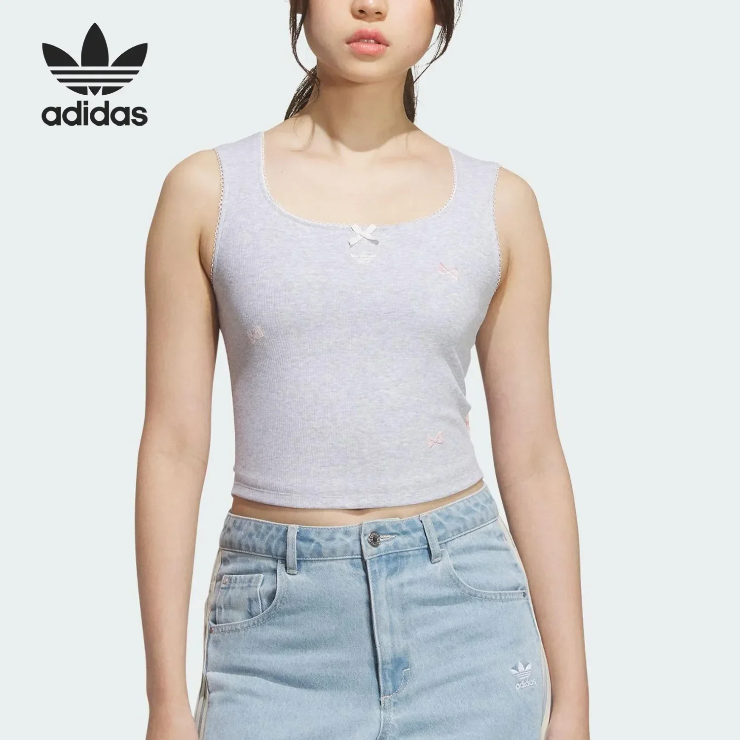 Adidas Clover Women's Bow Casual Sports Vest KC3103
Adidas Clover Women's Bow Casual Sports Vest KC3103