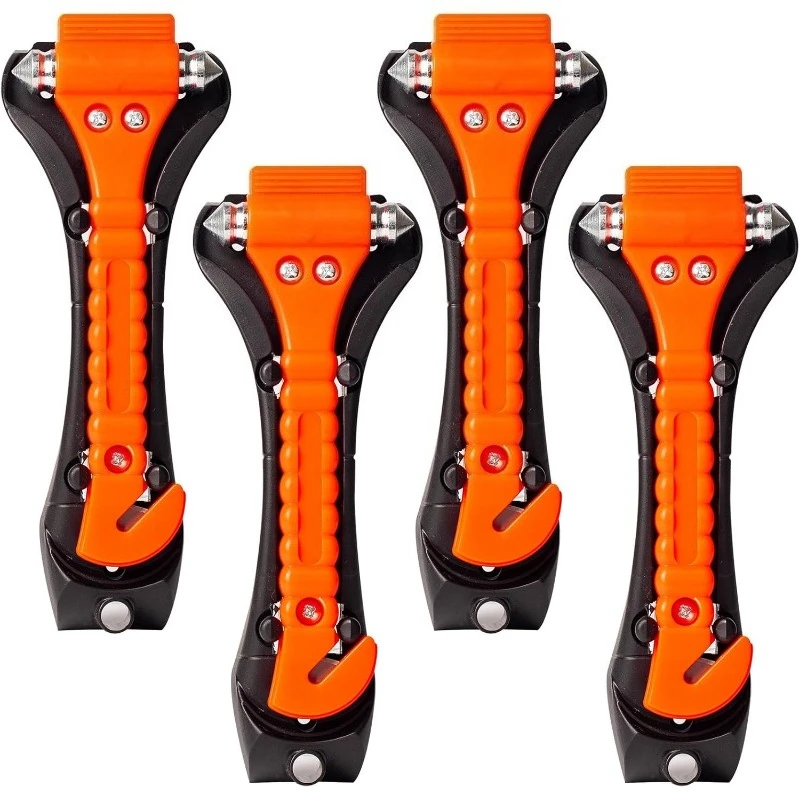 1pcs Double-Ended Window Breaker & Seat Belt Cutter Automotive Safety Hammer for Instant Glass Shattering & Emergency Egress
1pcs Double-Ended Window Breaker & Seat Belt Cutter Automotive Safety Hammer for Instant Glass Shattering & Emergency Egress
