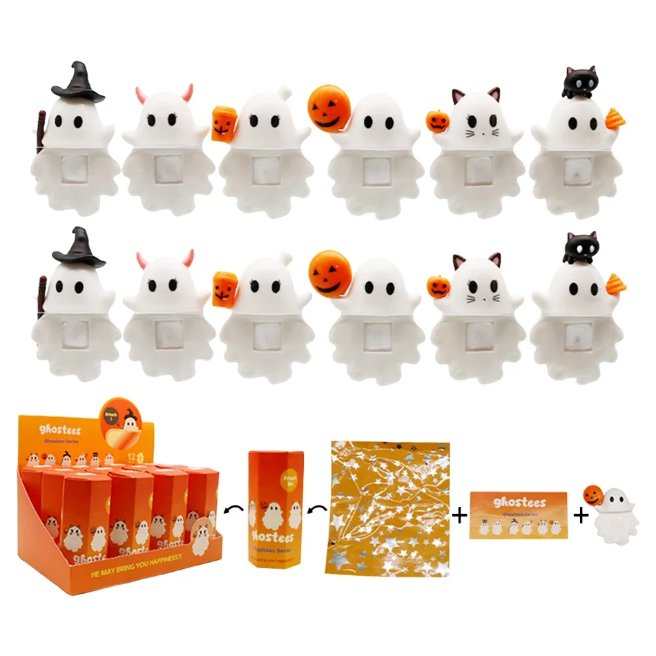 Halloween Little Angel Doll Ghostees Series Blind Box Doll Phone Accessories Stick-on Cute Handmade Pendant Dolls Halloween Gift
Halloween Little Angel Doll Ghostees Series Blind Box Doll Phone Accessories Stick-on Cute Handmade Pendant Dolls Halloween Gift