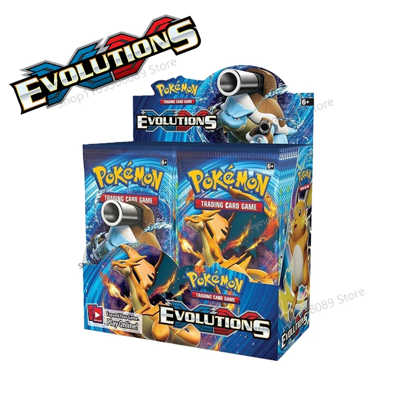 English 360pcs Pokemon Cards Evolutions Booster Box Trading Card Game TCG Children Collectible Pokemon Cards Toy For Boys Gifts
English 360pcs Pokemon Cards Evolutions Booster Box Trading Card Game TCG Children Collectible Pokemon Cards Toy For Boys Gifts