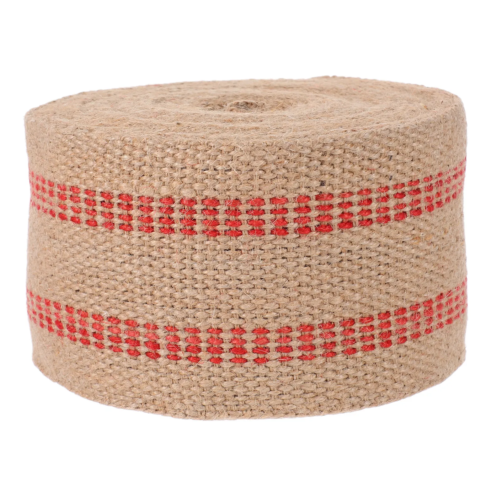 10M Red Stripe Jute Webbing Roll Natural Jute Fabric Ribbon for Dining Chair Webbing Replacement Patio Chair Straps DIY Craft
10M Red Stripe Jute Webbing Roll Natural Jute Fabric Ribbon for Dining Chair Webbing Replacement Patio Chair Straps DIY Craft
