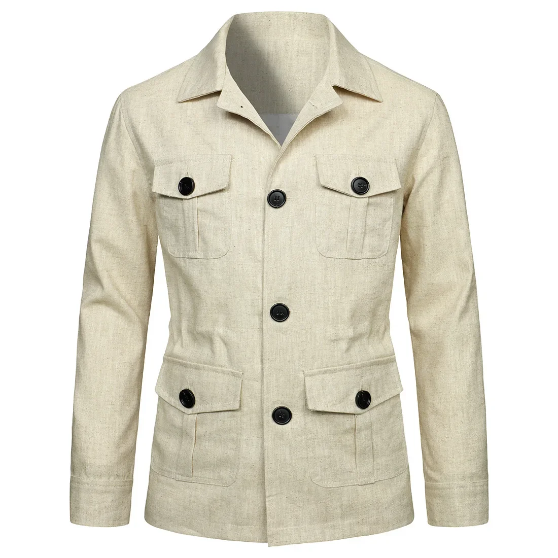 Cotton Linen Cargo Jackets Men 2024 New Multi Pockets Outdoor Jacket Coat Fashion Streetwear Work Jacket Outwear Casual Blazers
Cotton Linen Cargo Jackets Men 2024 New Multi Pockets Outdoor Jacket Coat Fashion Streetwear Work Jacket Outwear Casual Blazers