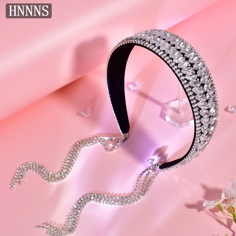 HNNNS Classic Rhinestone Headband Baroque Tassel Headdress Heavy Duty Bridal Hair Jewelry Luxury Vintage Hair Accessories A239
HNNNS Classic Rhinestone Headband Baroque Tassel Headdress Heavy Duty Bridal Hair Jewelry Luxury Vintage Hair Accessories A239