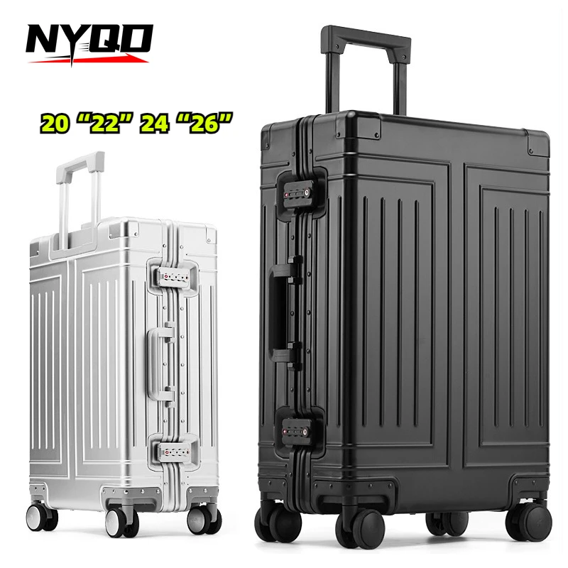 20/24/26/28 Luggage Sets 100% Aluminum Suitcase Wheels Women Girl Men Capacity Durable Cabin Carry-On Boarding Travel Luggage
20/24/26/28 Luggage Sets 100% Aluminum Suitcase Wheels Women Girl Men Capacity Durable Cabin Carry-On Boarding Travel Luggage