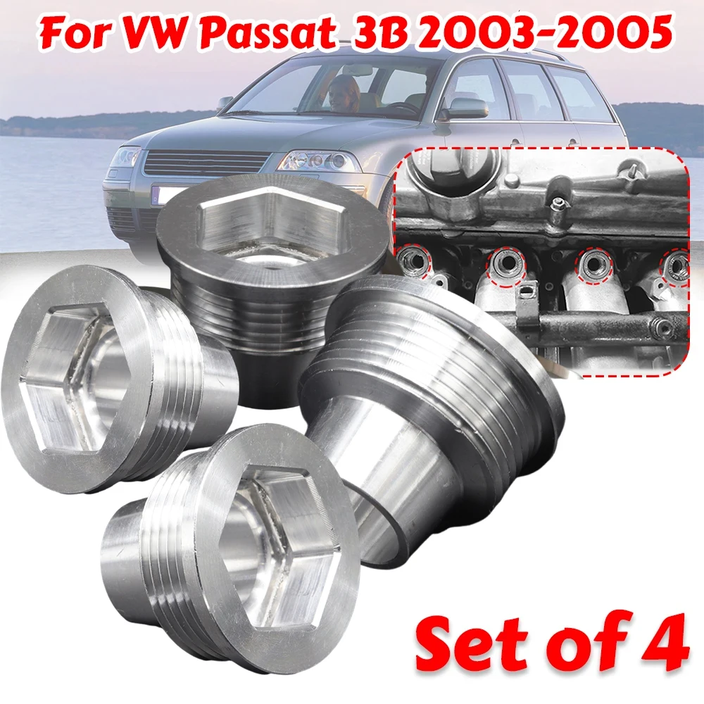 4X Fuel Injector Insert For VW Passat 3B 2003-2005 Polo Upgrade Aluminum Cup Seat Car Replacement Parts 06B133555H 199902000
4X Fuel Injector Insert For VW Passat 3B 2003-2005 Polo Upgrade Aluminum Cup Seat Car Replacement Parts 06B133555H 199902000