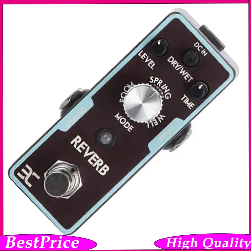 ENO Reverb Guitar Effect Pedal 3 Reverb Tones Pedal Spring/Hall/Deep Well WET/DRY Adjustable Electric Guitar Parts & Accessories
ENO Reverb Guitar Effect Pedal 3 Reverb Tones Pedal Spring/Hall/Deep Well WET/DRY Adjustable Electric Guitar Parts & Accessories