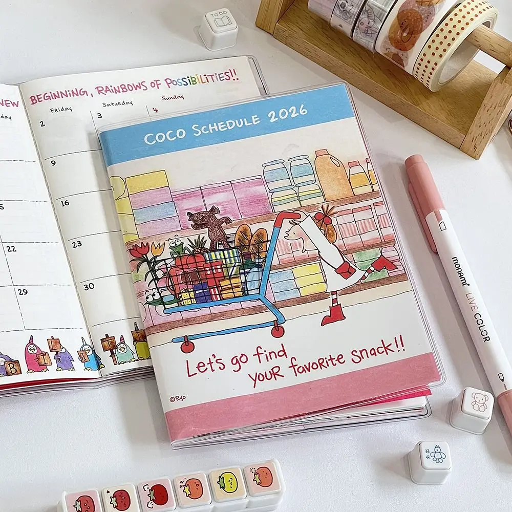 New Coco Girl 2026 Planner with Calendar Color Inner Page To Do List Notepad Gift Cartoon Agenda Book School Supplies
New Coco Girl 2026 Planner with Calendar Color Inner Page To Do List Notepad Gift Cartoon Agenda Book School Supplies