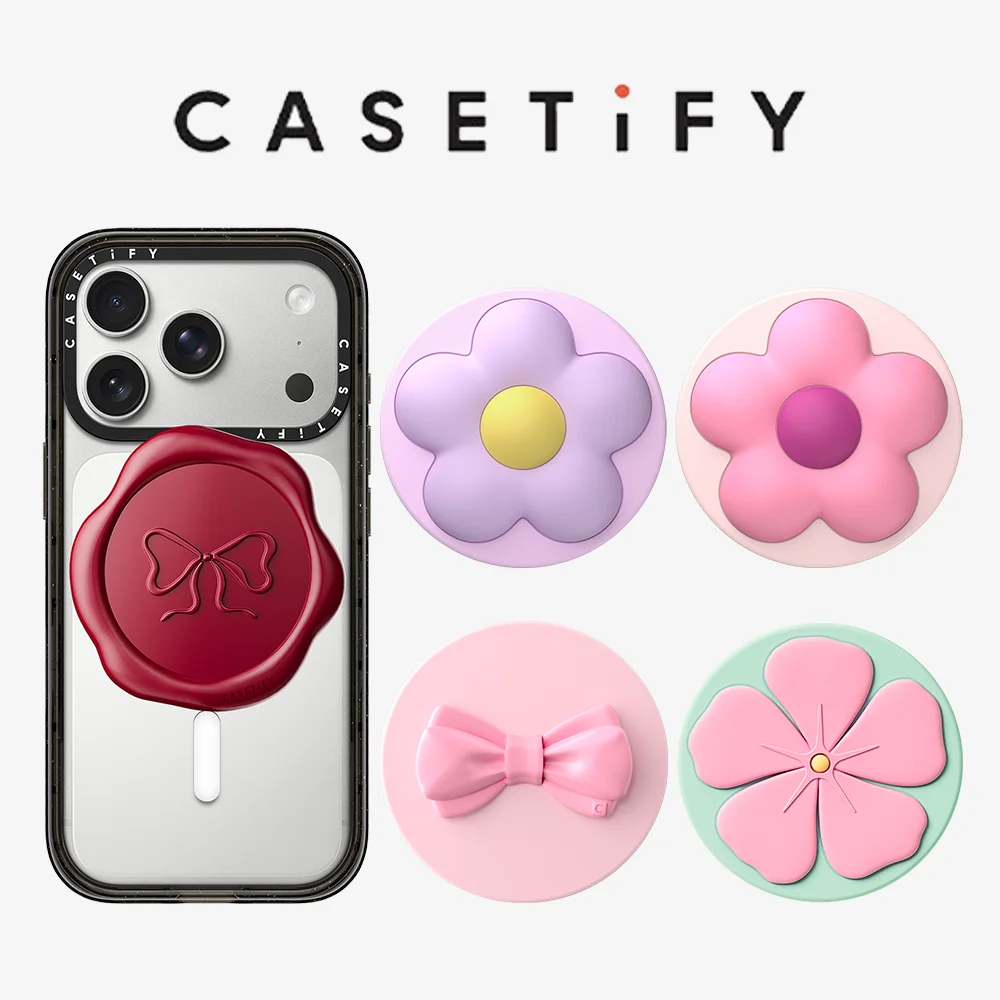 CASETiFY Flowers and Bows Series Magnetic Phone Holder for iPhone 17 16 15 14 13 12 11 for Samsung S25 S26 A57 A36
CASETiFY Flowers and Bows Series Magnetic Phone Holder for iPhone 17 16 15 14 13 12 11 for Samsung S25 S26 A57 A36