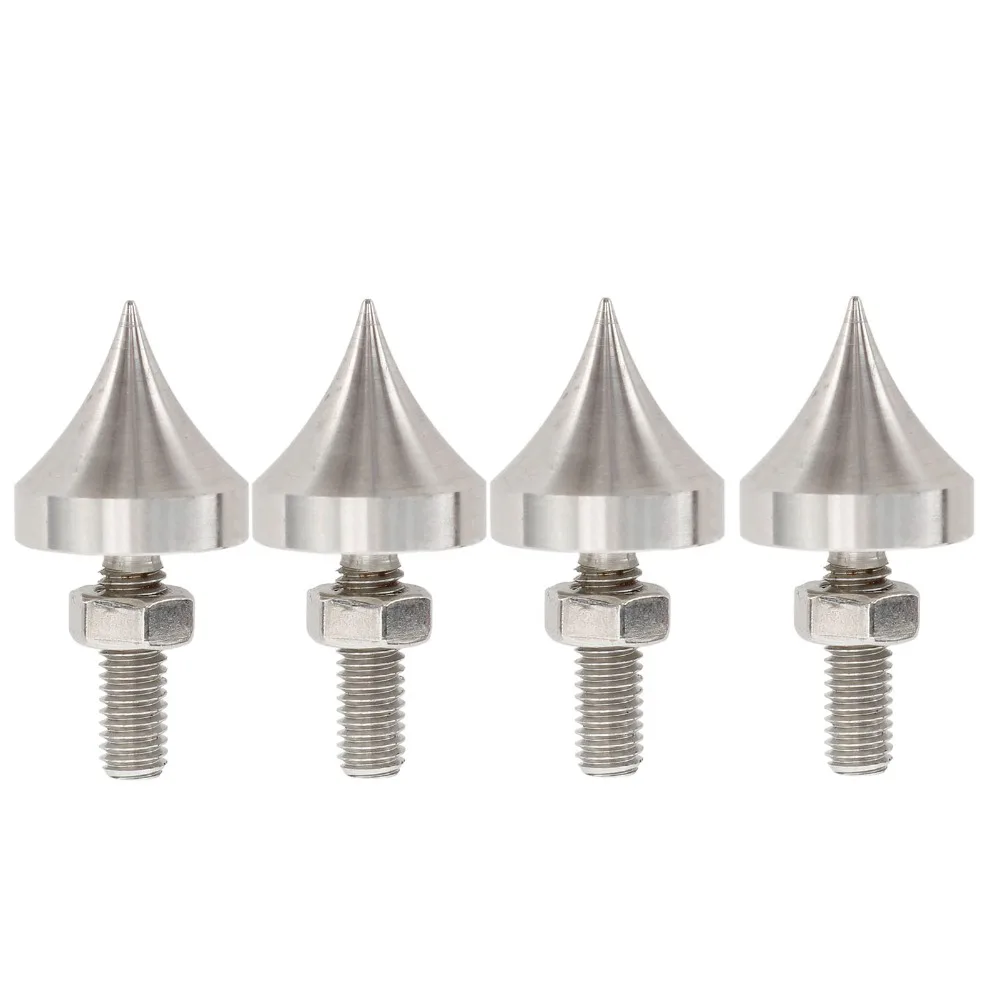 4PCS Stainless Steel Speaker Spikes M6/M8/M10/M12 Shockproof Speaker Isolation Feet HiFi Speaker Spike for CD Player
4PCS Stainless Steel Speaker Spikes M6/M8/M10/M12 Shockproof Speaker Isolation Feet HiFi Speaker Spike for CD Player