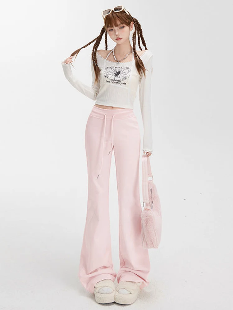 Розовые расклешенные брюки для йоги, женские повседневные модные универсальные утягивающие брюки свободного покроя, спортивные зимние новые женские брюки
Розовые расклешенные брюки для йоги, женские повседневные модные универсальные утягивающие брюки свободного покроя, спортивные зимние новые женские брюки