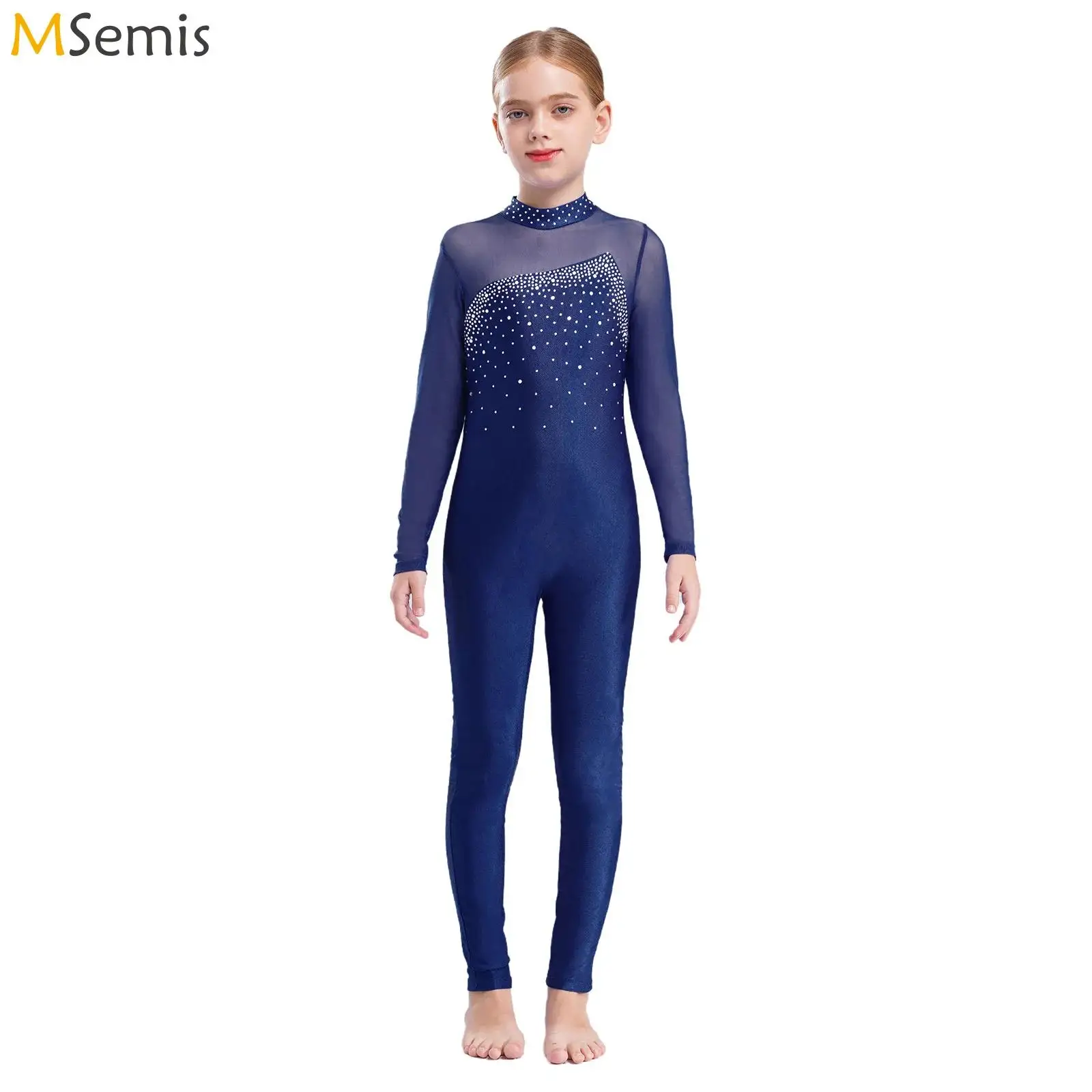Kids Girls Shiny Rhinestone Rhythmic Gymnastics Artistic Figure Skating Costume Acrobatics Ballet Jersey Dance Unitards Jumpsuit
Kids Girls Shiny Rhinestone Rhythmic Gymnastics Artistic Figure Skating Costume Acrobatics Ballet Jersey Dance Unitards Jumpsuit