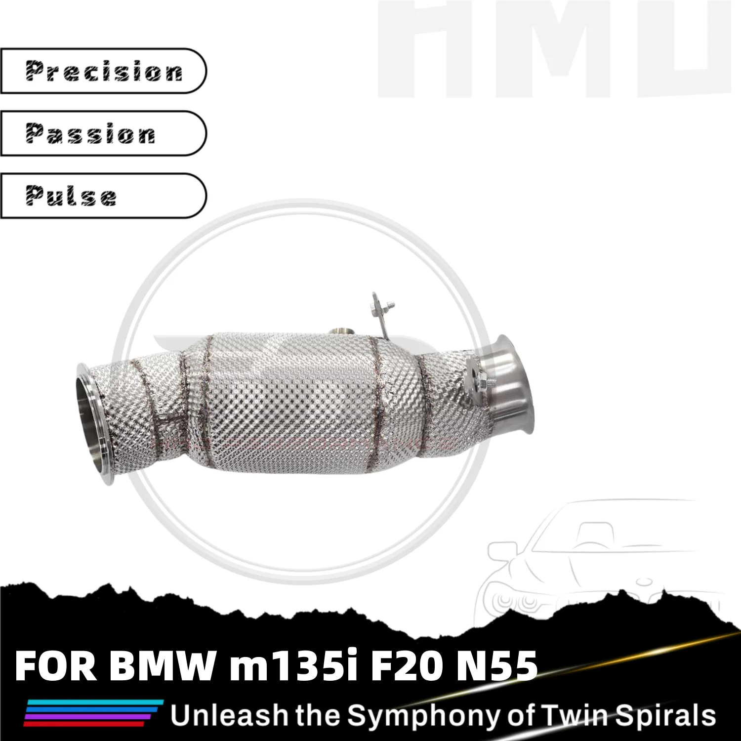 For BMW m135i F20 N55 Exhaust System High Flow Performance With Heat shield HMD Downpipe
For BMW m135i F20 N55 Exhaust System High Flow Performance With Heat shield HMD Downpipe
