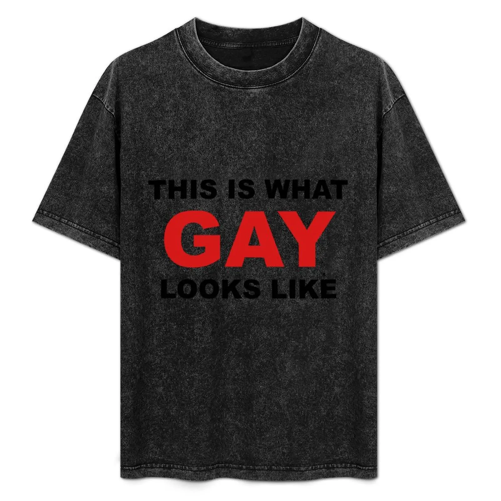 THIS IS WHAT GAY LOOKS LIKE T-Shirt Large Size Loose Casual Tee
THIS IS WHAT GAY LOOKS LIKE T-Shirt Large Size Loose Casual Tee
