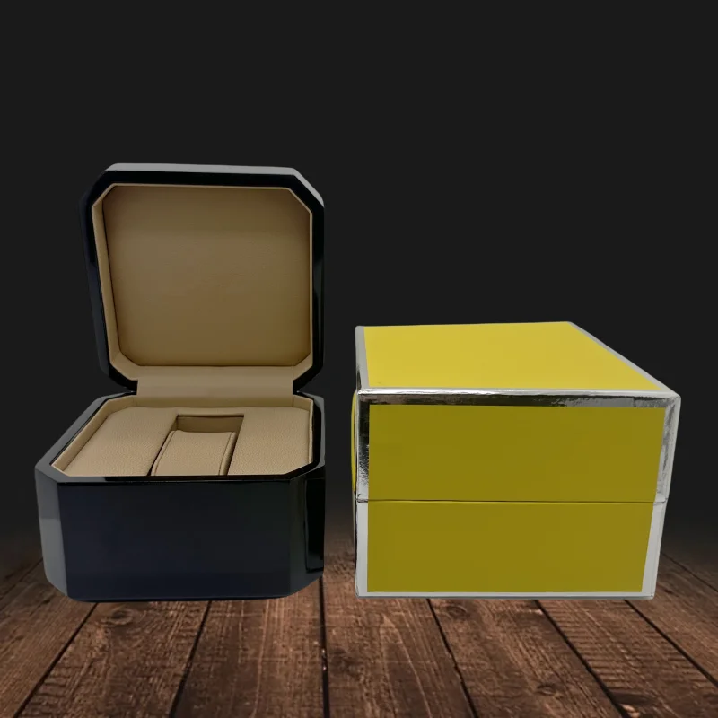 XISIDON Brown Leather Black Wood Retro Automatic Mechanical Travel Box with Paper Bag Fits BT Gift Storage Watch Box No Logo
XISIDON Brown Leather Black Wood Retro Automatic Mechanical Travel Box with Paper Bag Fits BT Gift Storage Watch Box No Logo