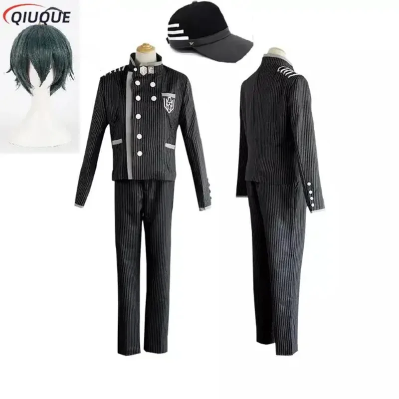qq38Danganronpa V3 Killing Harmony Saihara Shuichi Косплей Костюм + Шляпа 
qq38Danganronpa V3 Killing Harmony Saihara Shuichi Косплей Костюм + Шляпа