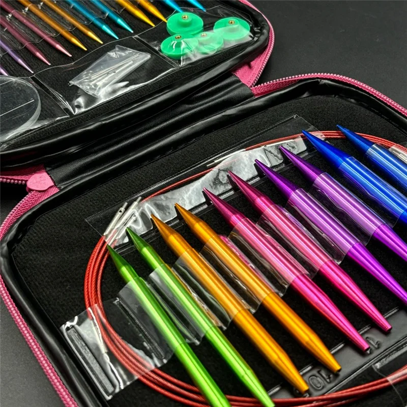 Набор круглых игл, оксид алюминия, съемная и сменная круглая игла, инструмент для самостоятельного вязания, набор игл для свитера
Набор круглых игл, оксид алюминия, съемная и сменная круглая игла, инструмент для самостоятельного вязания, набор игл для свитера