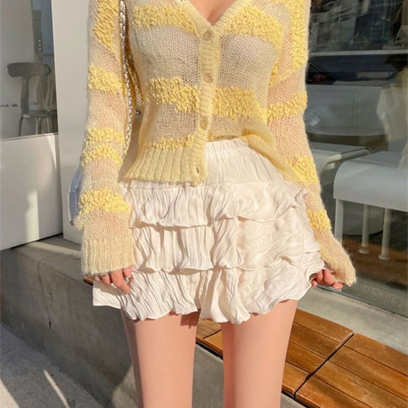 Sweet Temperament Skirt 2025 Spring and Summer Solid Color Joker Women's Cake Shorts Skirt
Sweet Temperament Skirt 2025 Spring and Summer Solid Color Joker Women's Cake Shorts Skirt