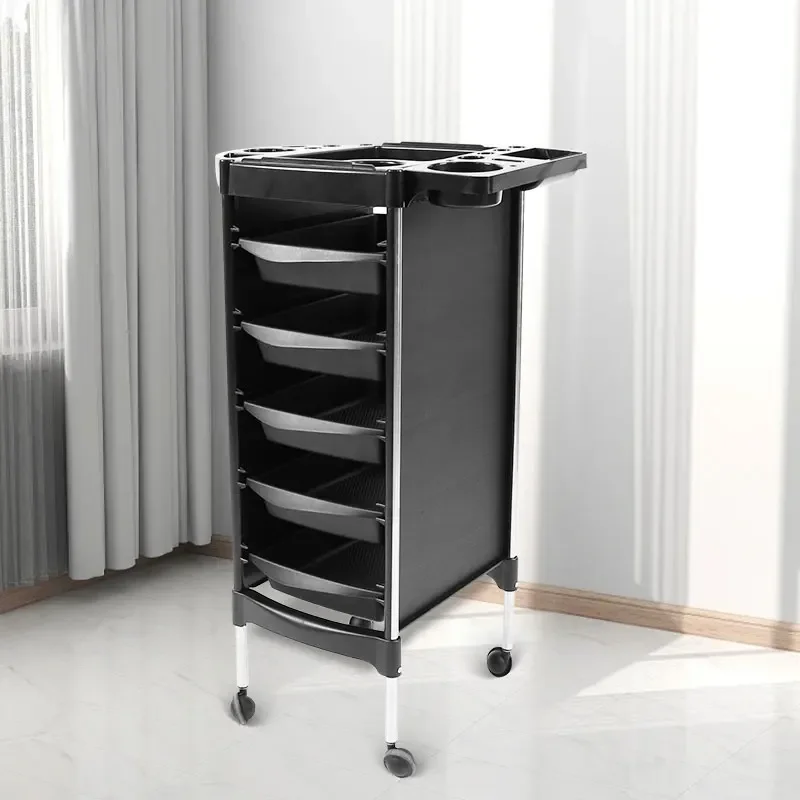 Wholesale Professional Barber Trolley Cart Black Storage 5 Drawers Hairdressing Trolley Salon Trolley
Wholesale Professional Barber Trolley Cart Black Storage 5 Drawers Hairdressing Trolley Salon Trolley