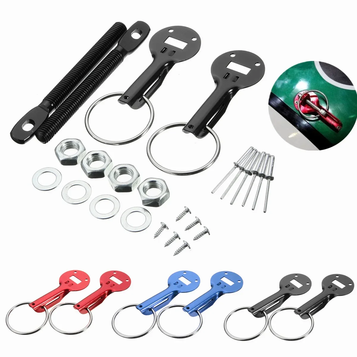 Universal Racing Car Bonnet Hood Fasten Pin Vehicle Pins Latch Lock Mount Kit For Honda Ford VW Mercedes Benz Accessories
Universal Racing Car Bonnet Hood Fasten Pin Vehicle Pins Latch Lock Mount Kit For Honda Ford VW Mercedes Benz Accessories