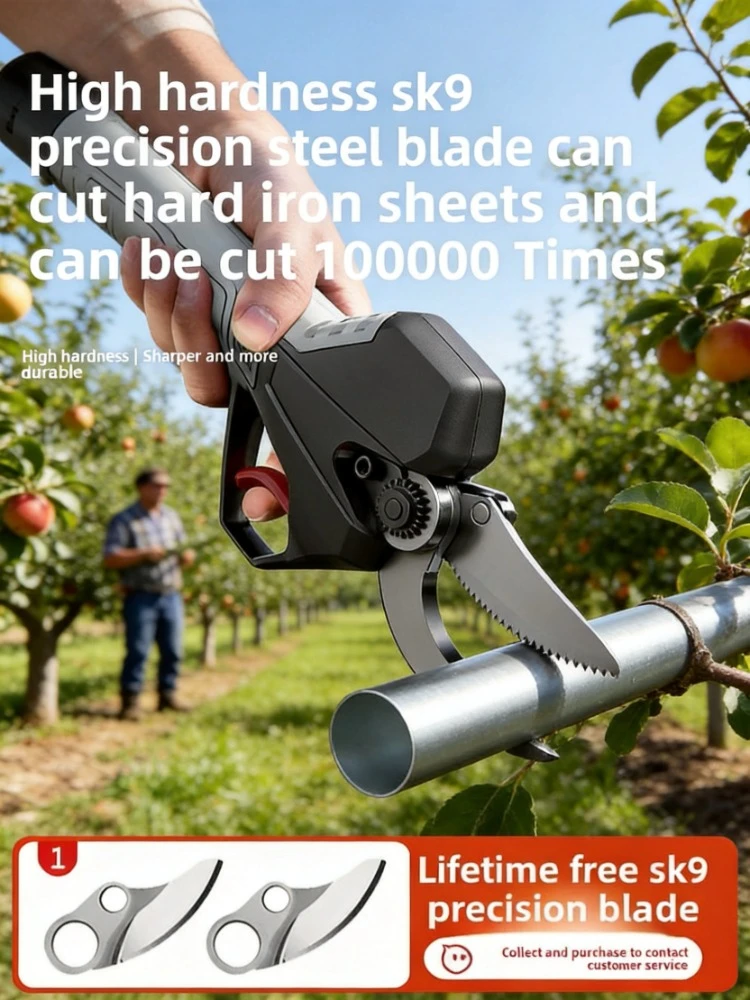 Powerful Rechargeable Electric Pruning Shears Lithium Battery Fruit Tree Branch Cutter Garden Pruning Tool
Powerful Rechargeable Electric Pruning Shears Lithium Battery Fruit Tree Branch Cutter Garden Pruning Tool