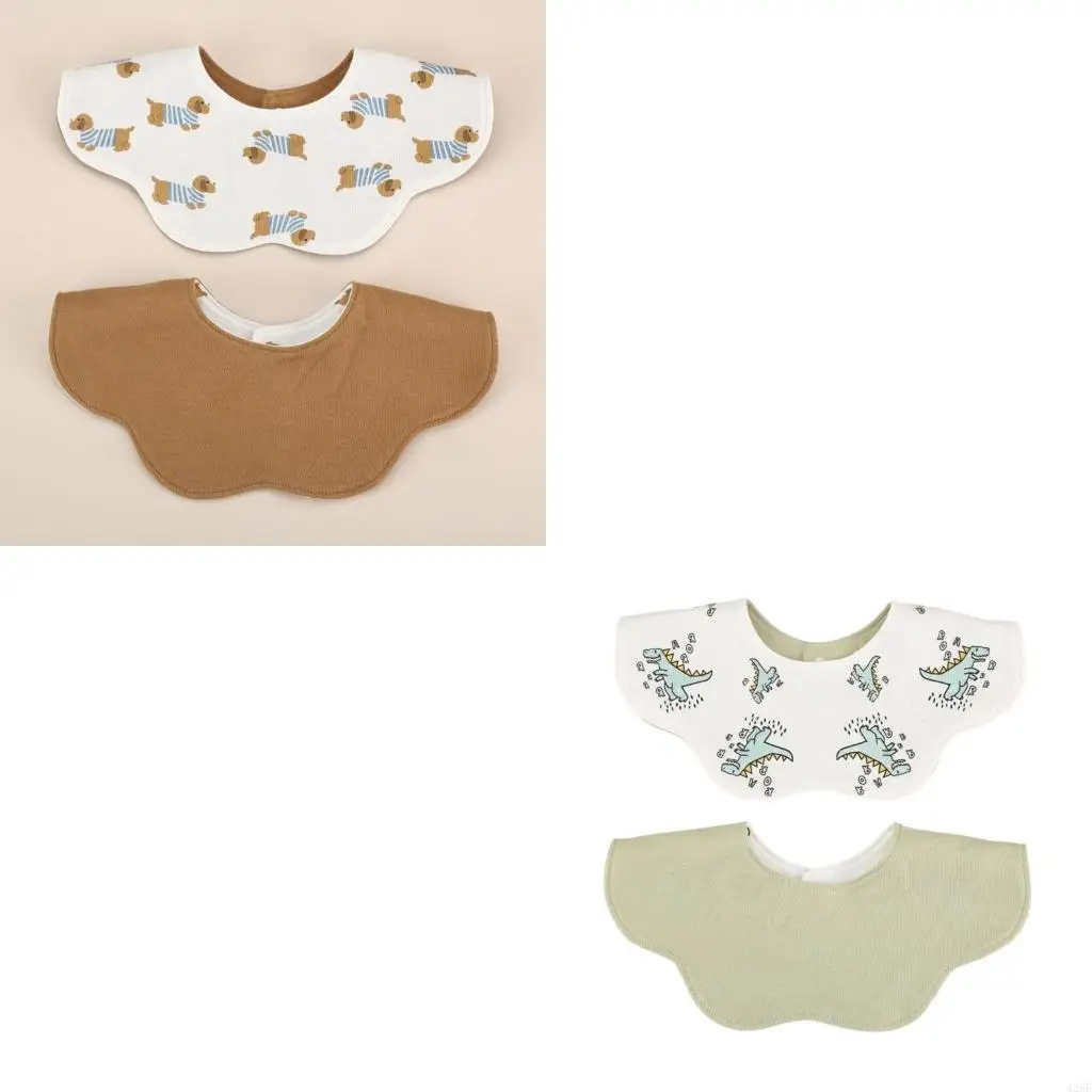 Double Sided Baby Bib Cotton Soft 360 Petal Design Reversible Lovely Burp Cloth 425F
Double Sided Baby Bib Cotton Soft 360 Petal Design Reversible Lovely Burp Cloth 425F