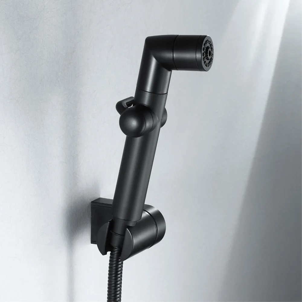Single Cooling ABS Matte Black Bidet Toilet Spray Nozzle Kit Bathroom Accessories for Bide Shower Spray Set
Single Cooling ABS Matte Black Bidet Toilet Spray Nozzle Kit Bathroom Accessories for Bide Shower Spray Set