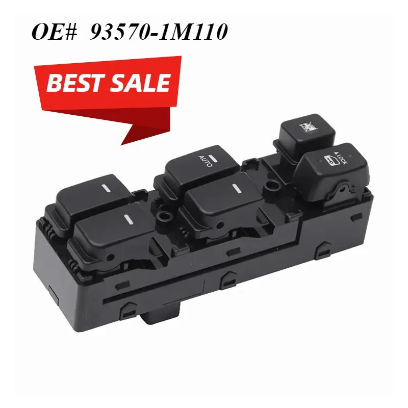 93570-1M110 Car Electirc Power Master Window Control Switch Button For Kia Cerato Forte (Koup) Sorento 2010-2013 935701M110
93570-1M110 Car Electirc Power Master Window Control Switch Button For Kia Cerato Forte (Koup) Sorento 2010-2013 935701M110