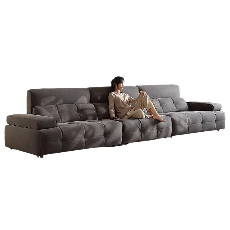 Sofa living room high backrest adjustable straight row anti-cat scratch small apartment fabric sofa
Sofa living room high backrest adjustable straight row anti-cat scratch small apartment fabric sofa