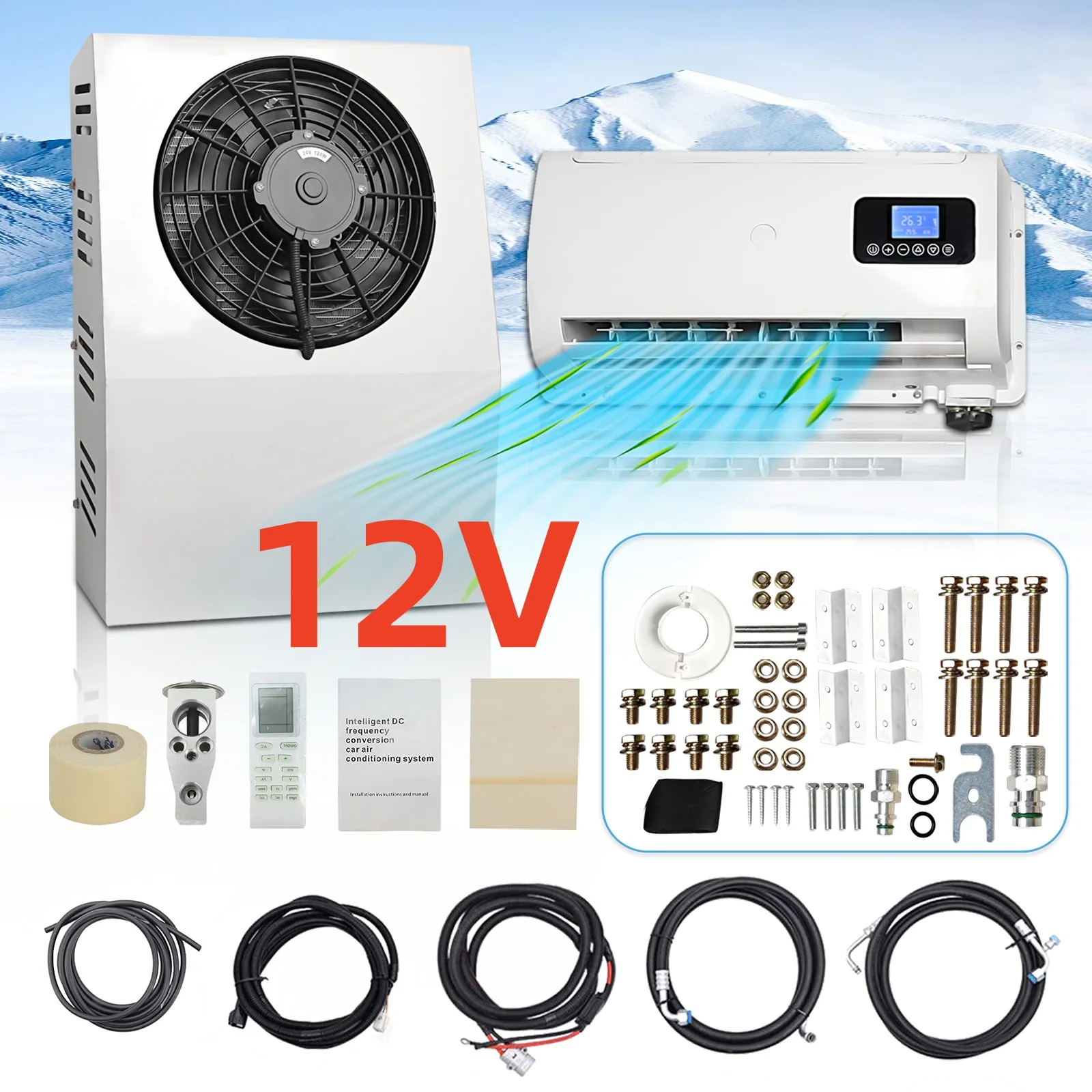 Кондиционер Treeligo 12V 12000BTU, электрический стояночный кондиционер для кабины трактора, грузовика, кемпера, фургона, автодома
Кондиционер Treeligo 12V 12000BTU, электрический стояночный кондиционер для кабины трактора, грузовика, кемпера, фургона, автодома