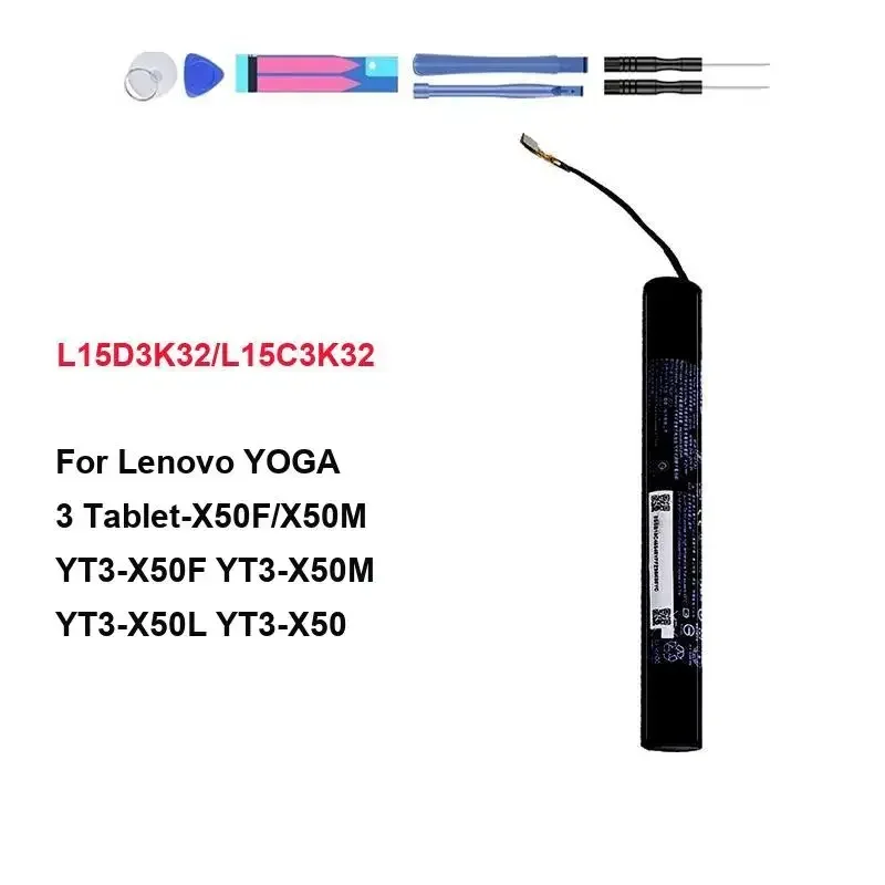 Высокопроизводительный аккумулятор для планшетов Lenovo Yoga 3 10 дюймов YT3‑X50 YT3‑X50F YT3‑X50M YT3‑X50L 8400 мАч L15D3K32 L15C3K32
Высокопроизводительный аккумулятор для планшетов Lenovo Yoga 3 10 дюймов YT3‑X50 YT3‑X50F YT3‑X50M YT3‑X50L 8400 мАч L15D3K32 L15C3K32