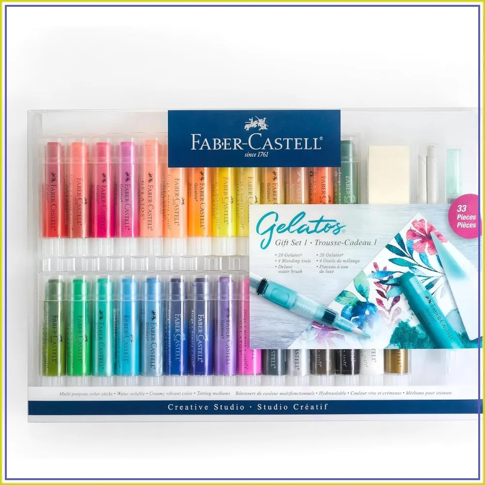 28 Watercolor Gel Crayons Set - Vibrant Gel Sticks for Painting, Drawing & Mixed Media Art Supplies
28 Watercolor Gel Crayons Set - Vibrant Gel Sticks for Painting, Drawing & Mixed Media Art Supplies