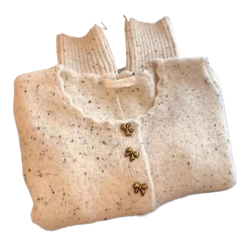 Korean Bow Knitted Sweater Women Loose Casual Single Breasted Long Sleeve Cardigan Sweet O-neck Tops Coats Spring Autumn New
Korean Bow Knitted Sweater Women Loose Casual Single Breasted Long Sleeve Cardigan Sweet O-neck Tops Coats Spring Autumn New