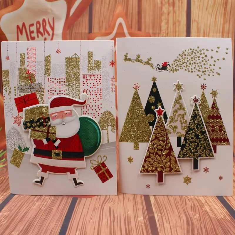 Christmas Music Greeting Card with Exquisite and Cute Patterns Three Dimensional Blessings to Friends and Colleagues
Christmas Music Greeting Card with Exquisite and Cute Patterns Three Dimensional Blessings to Friends and Colleagues