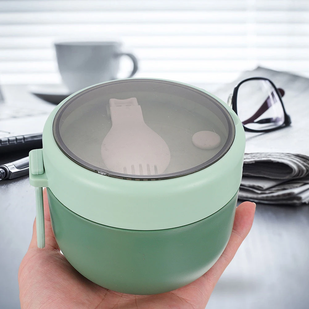 Stainless Steel Oatmeal Cup Breakfast Container Green Porridge Soup Travel Leakproof Portable Students Milk Kitchen Bar
Stainless Steel Oatmeal Cup Breakfast Container Green Porridge Soup Travel Leakproof Portable Students Milk Kitchen Bar