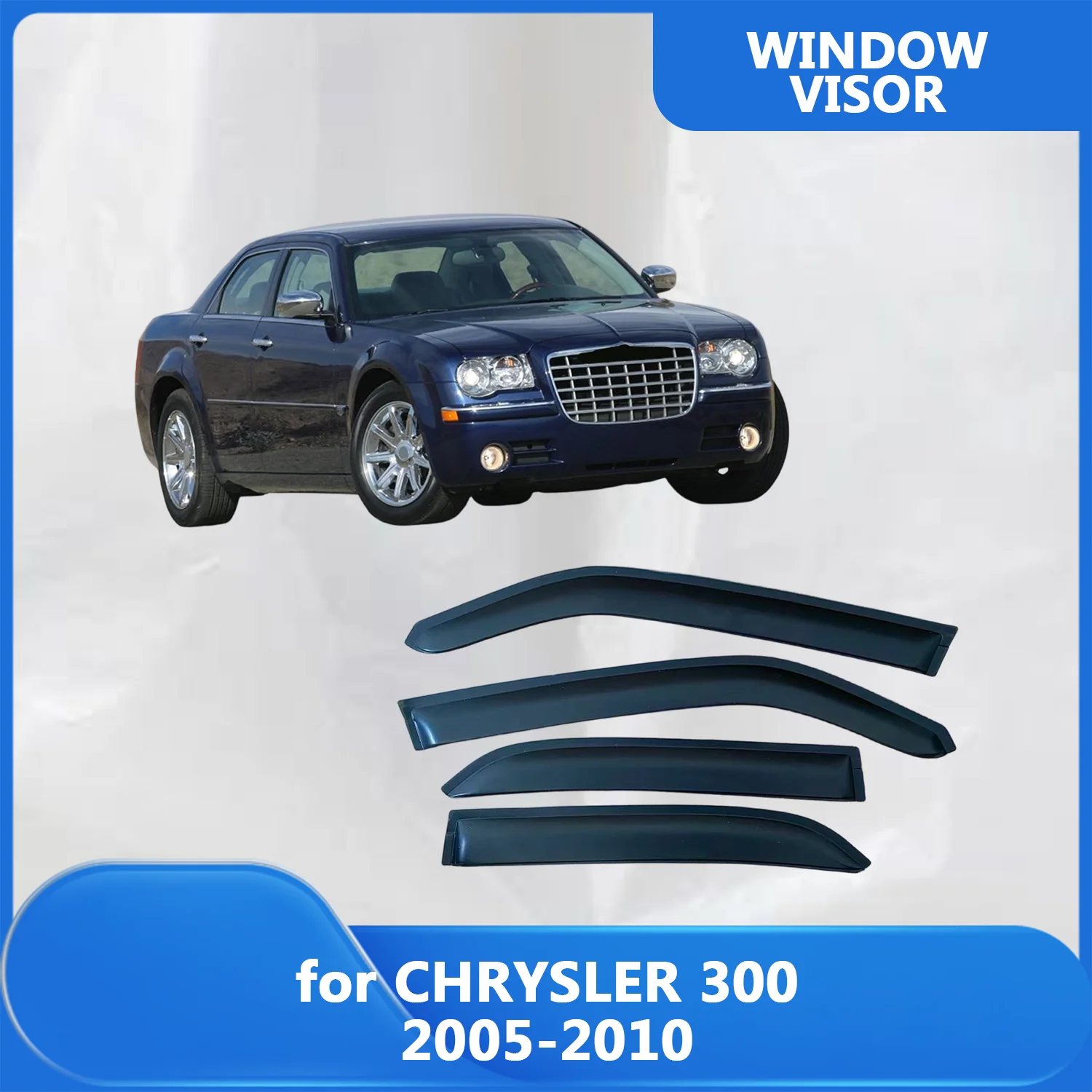 Window Visor for Chrysler 300 2005 2006 2007 2008 2009 2010 Wind Deflectors Rain Guards Door Visor Vent Shades Ventvisor
Window Visor for Chrysler 300 2005 2006 2007 2008 2009 2010 Wind Deflectors Rain Guards Door Visor Vent Shades Ventvisor