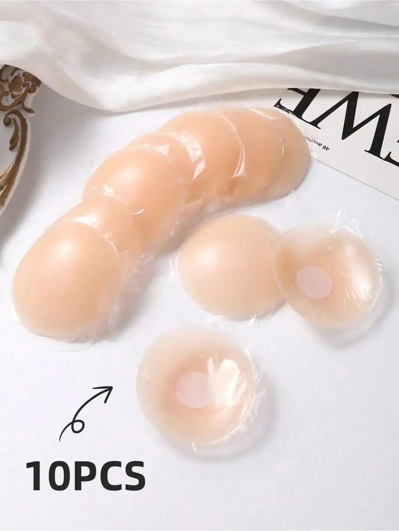 10pcs Reusable Silicone Round Invisible Nipple Cover
10pcs Reusable Silicone Round Invisible Nipple Cover
