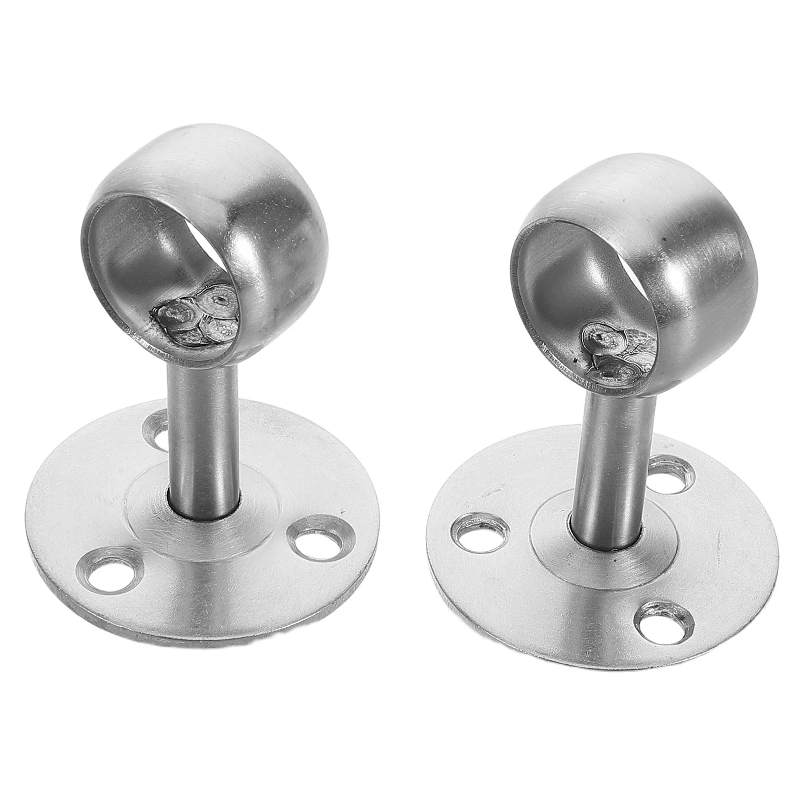 2PCS Stainless Steel Wall Support Curtain Rod Holders Shower Bracket Dowel Mounts Pole Extenders Closet Drapes End Caps RV
2PCS Stainless Steel Wall Support Curtain Rod Holders Shower Bracket Dowel Mounts Pole Extenders Closet Drapes End Caps RV